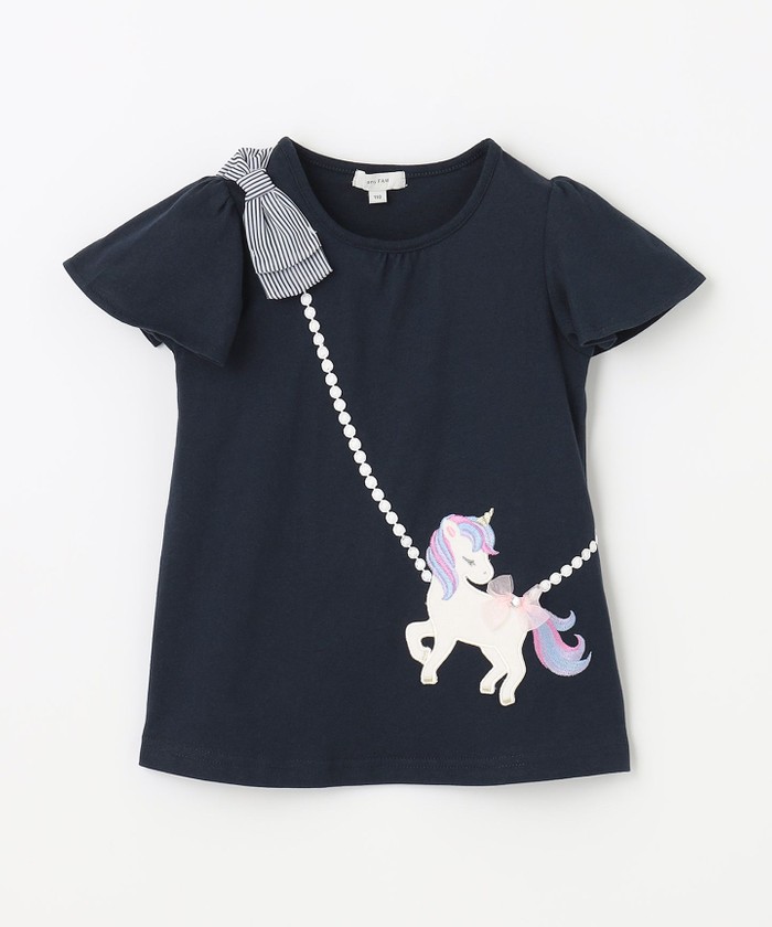 マザーガーデン フリル袖 Tシャツ M/L サイズ 100~120cm 120