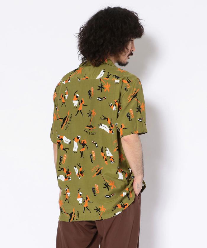 アロハブロッサム アロハシャツ 40 Aloha Blossom アロハブロッサム PALM TREE アロハシャツ 40
