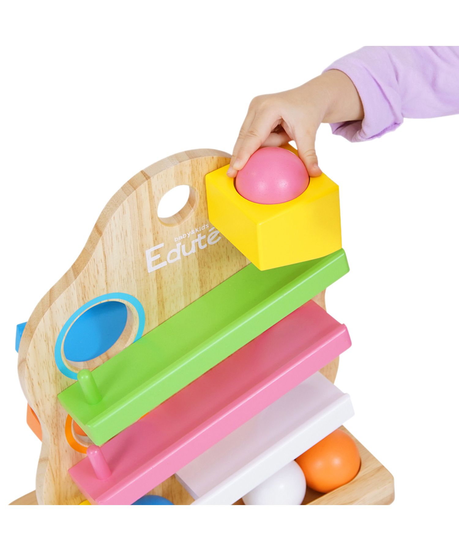 エデュテ Edute 木のおもちゃ 知育玩具 スローブ 1歳半から対応