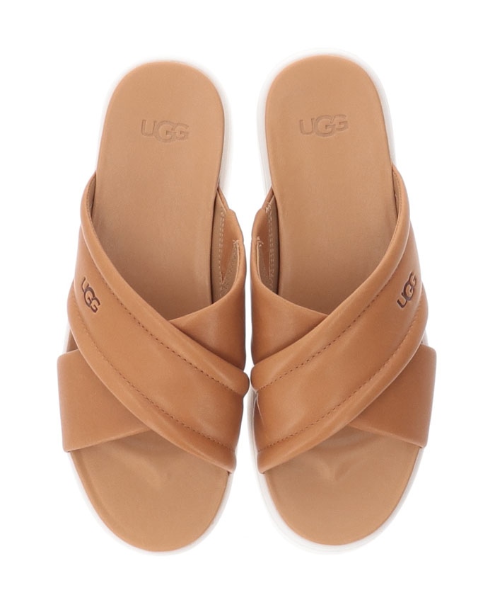 UGG】アグ 1128635 ZAYNE クロスバンド サンダル レザー(504760504