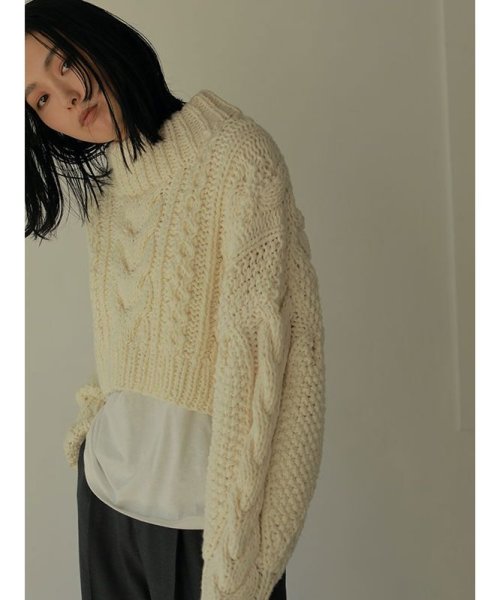 ケーブルハンドニットプルオーバー(504795704) | エトレトウキョウ(ETRE'TOKYO) - d fashion ケーブルハンドニットプルオーバー(504795704) | エトレトウキョウ(ETRE'TOKYO) - d fashion