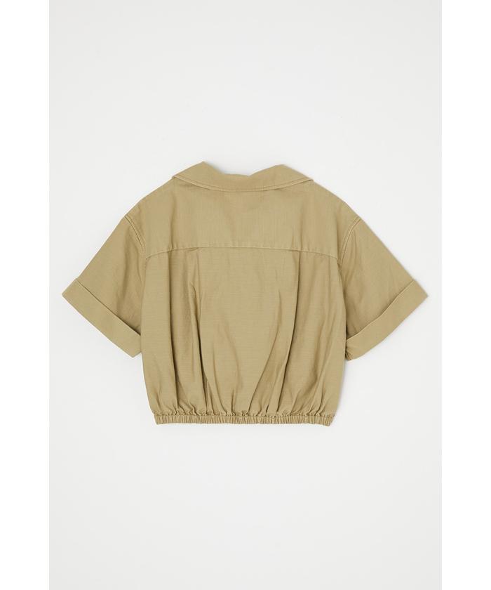 セール 50%OFF】CROPPED SAFARI ブラウス(504795958) | マウジー