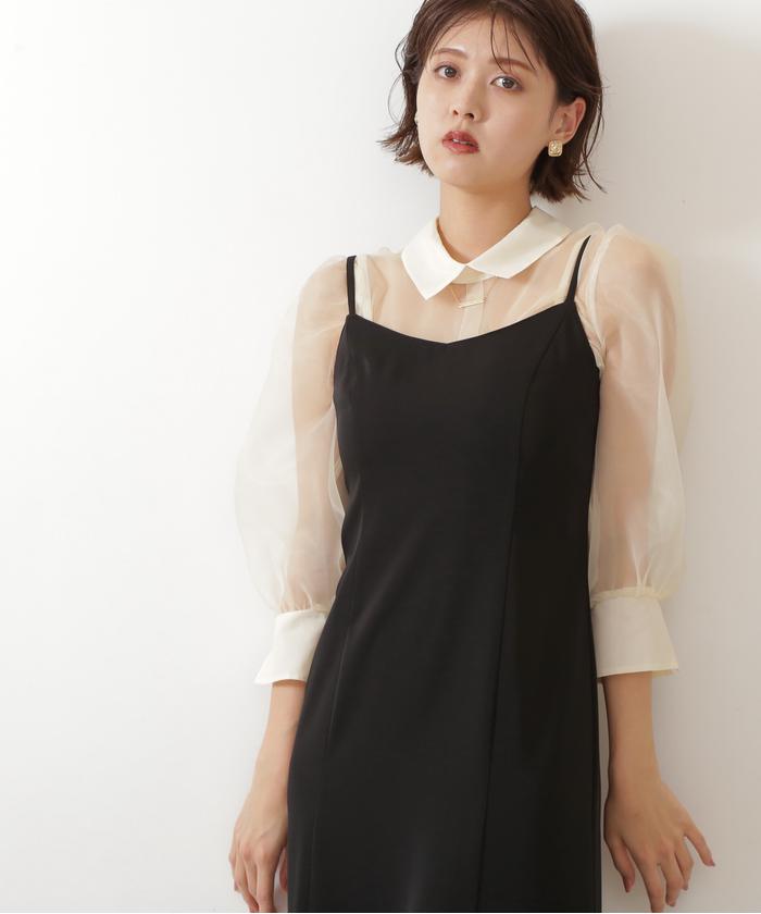 ◇ショートレイヤードキャミワンピースセット(504796070) | ジル