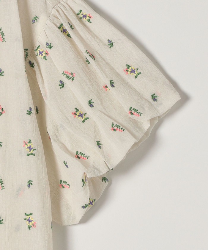 SHIPS any:〈ウォッシャブル〉Maison SAJOU フラワー ボリューム