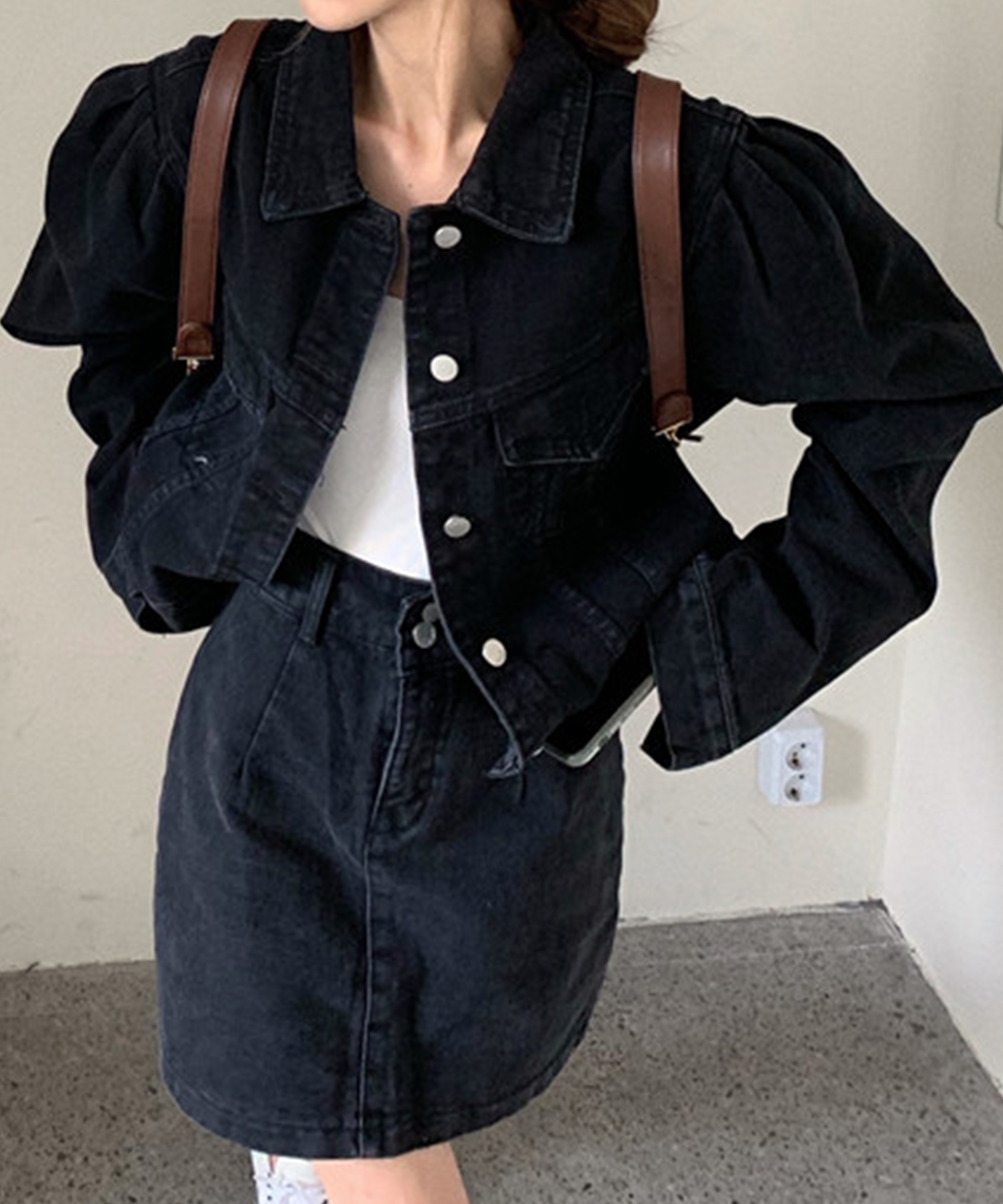 boohoo TEDDY テディ デニムジャケット & ジーンズ 上下セット フーデットデニムジャケット | レディースファッション通販 - DHOLIC