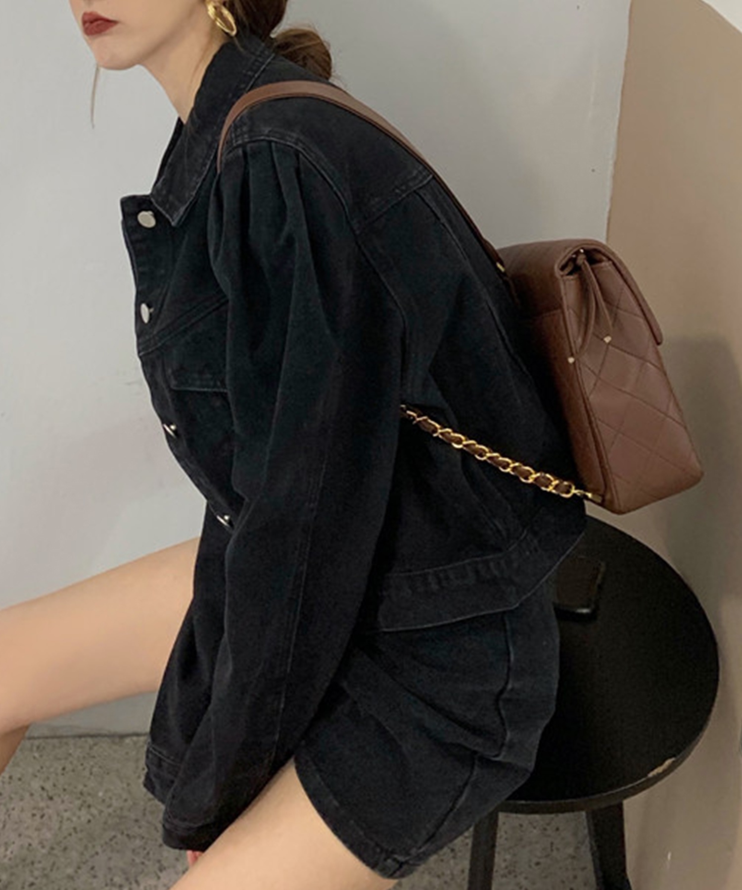 boohoo☆TEDDY テディ デニムジャケット & ジーンズ 上下セット テディショップ Teddyshop レディース パワショルデニム
