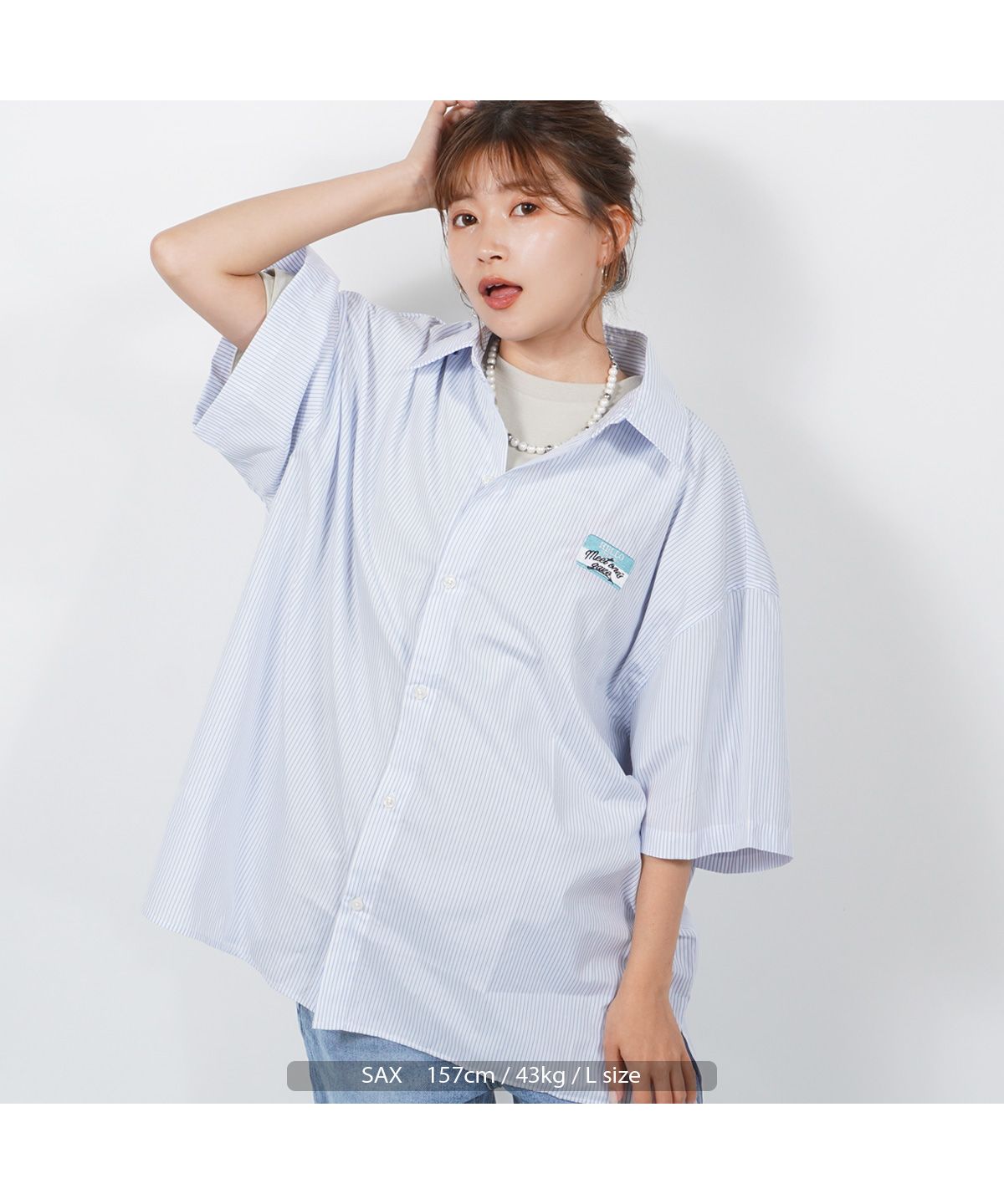 ワンフォークロージング 1111clothing オーバーサイズ シャツ