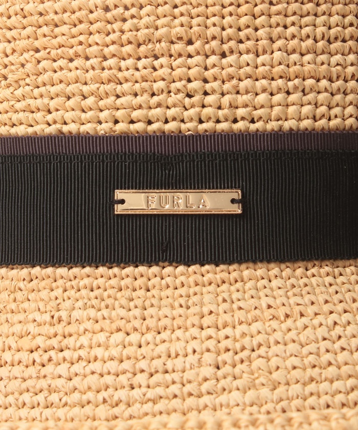 セール 20%OFF】フルラ FURLA ハット ラフィアエッジアップ