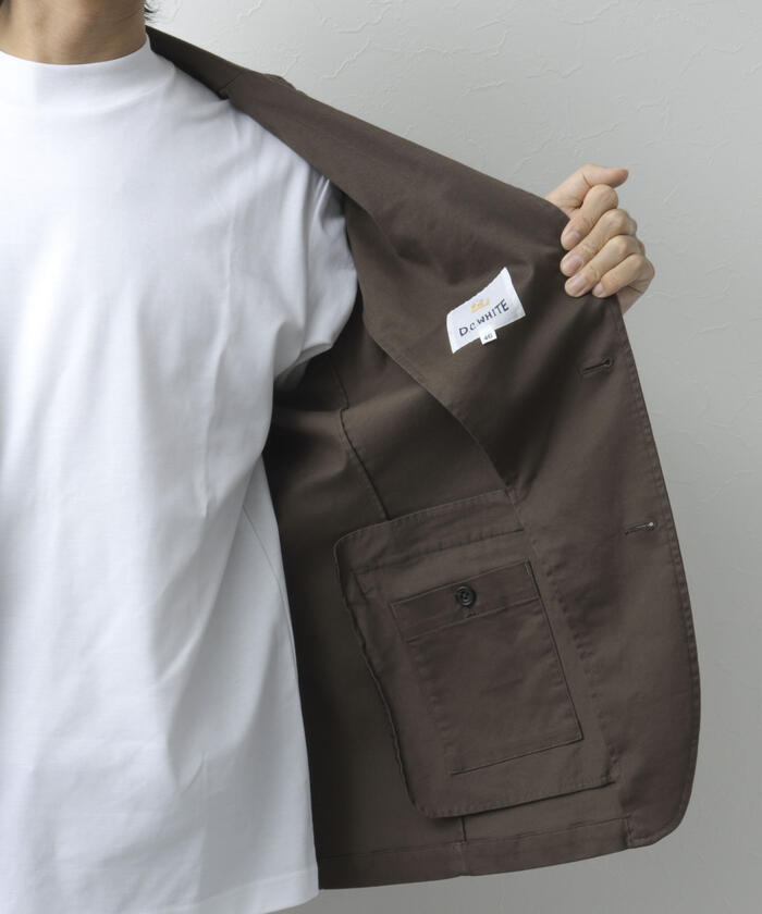 新品未使用D.C.WHITE  コーデュロィジャケット D.C.WHITE（ディーシーホワイト） CHINO JACKET オリーブ