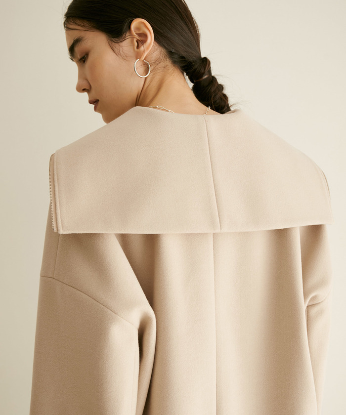 セール 50%OFF】WOOLLETジップショートコート(504803057