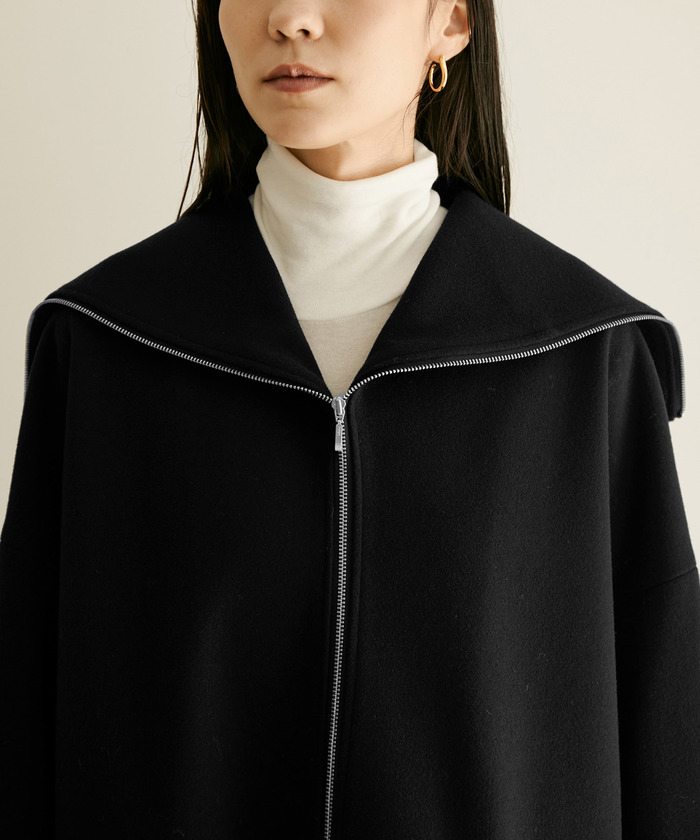セール 50%OFF】WOOLLETジップショートコート(504803057