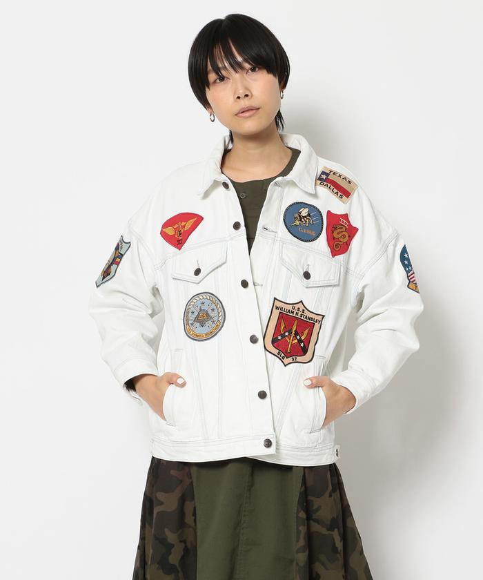 トップガン デニムジャケット タイプブルー／ TOP GUN DENIM