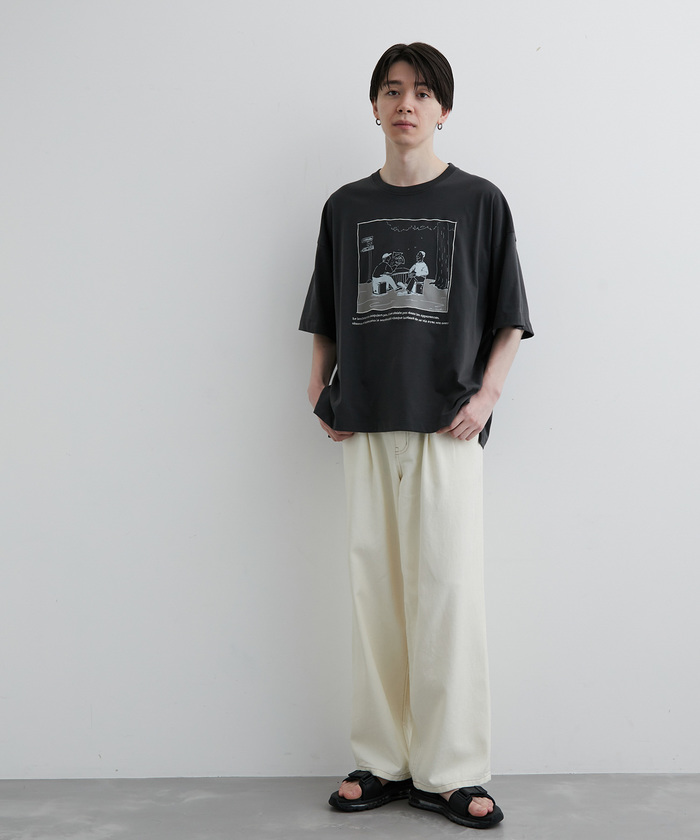 セール】タイムレスシーンルーズTシャツ(504804314) | ジュン