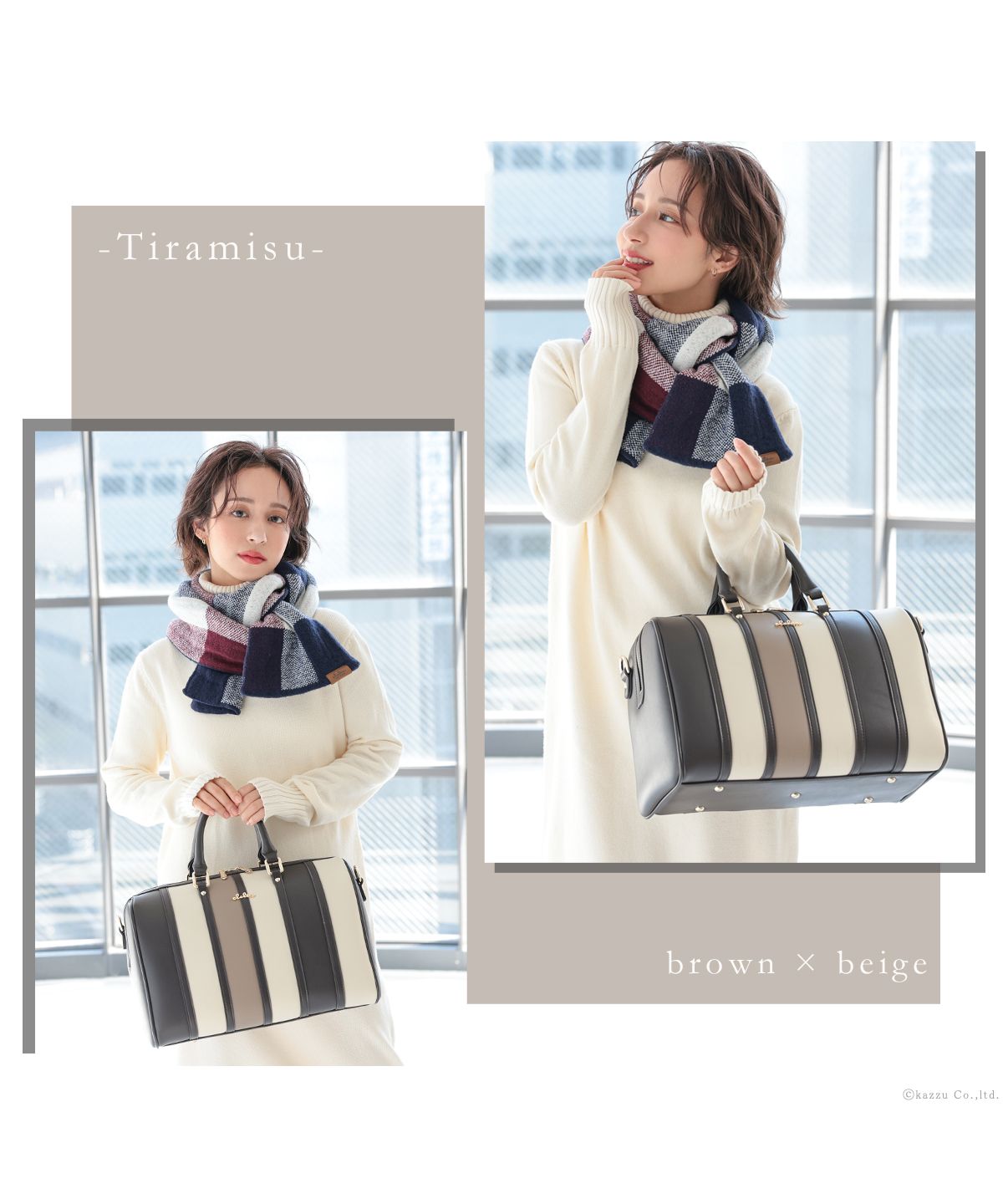 クレリア Clelia ボストンバッグ 大容量 2way ショルダーバッグ