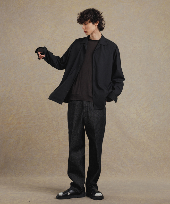 セール 60%OFF】ウール天竺 クルーネック プルオーバー/イージー