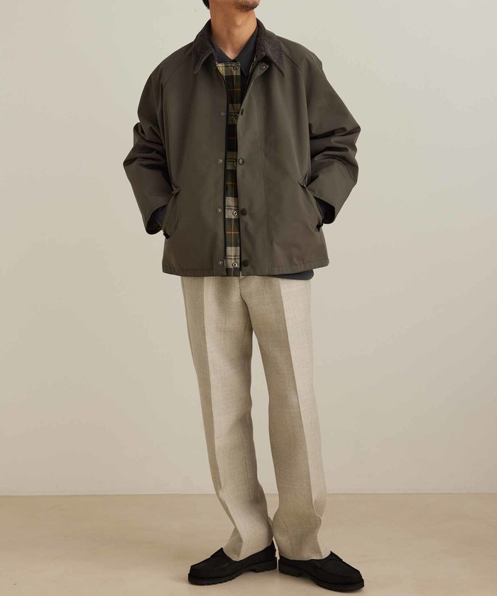 Barbour TRANSPORT リバーシブルブルゾン【本日のみ価格】 BARBOUR/バブアー別注】TRANSPORT リバーシブルブルゾン/本国