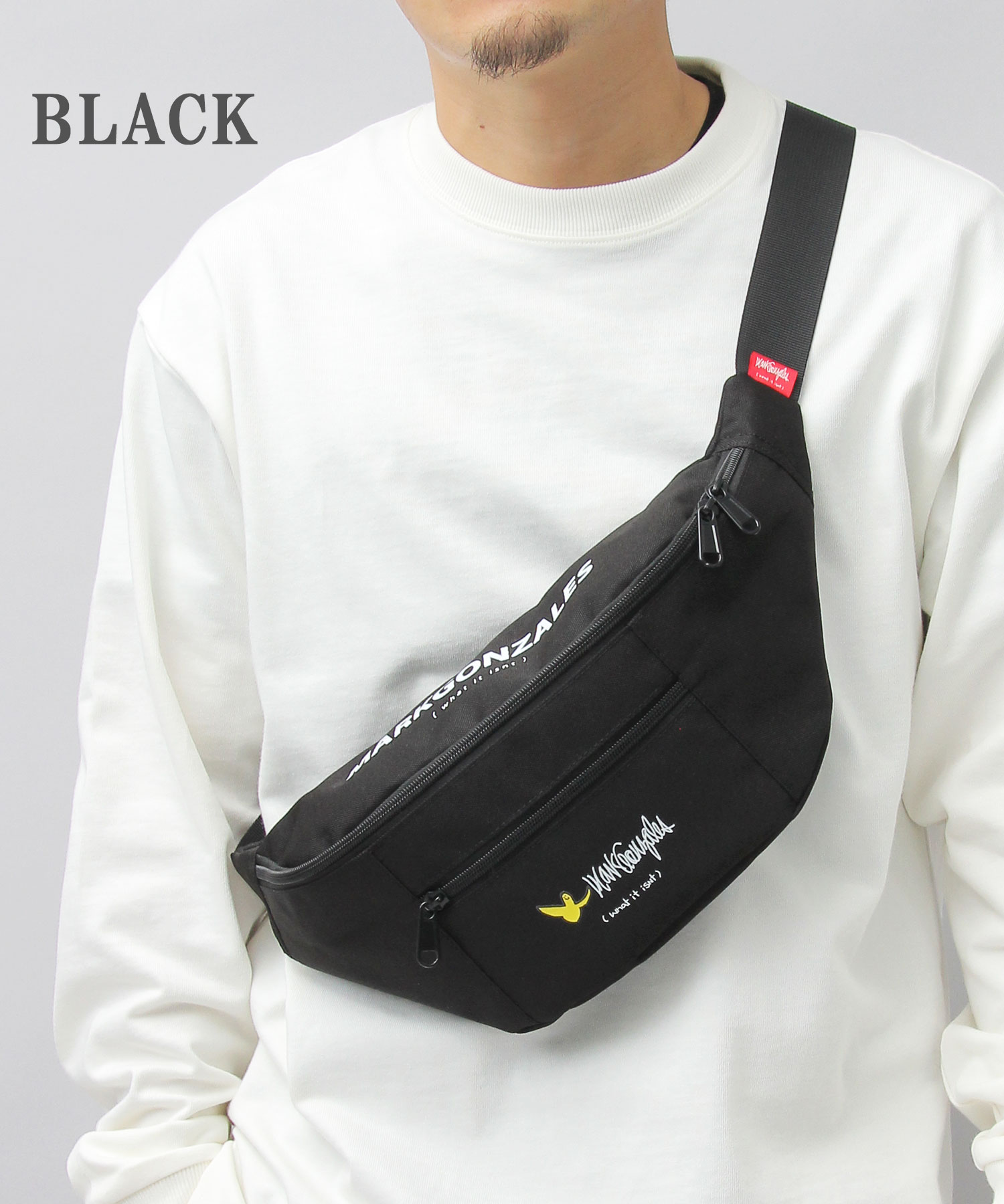 卸直営店(お得な特別割引価格) FUCK IT LEATHER WAIST PACK HUF