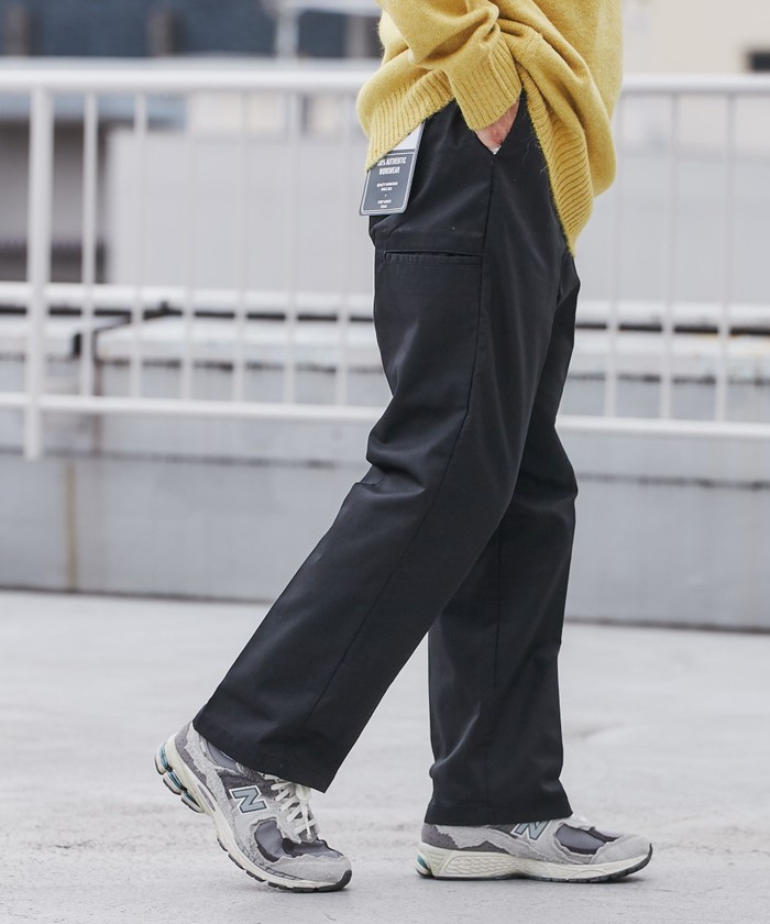 【SHIPS別注】Dickies: テーパード ワーク チノパンツ