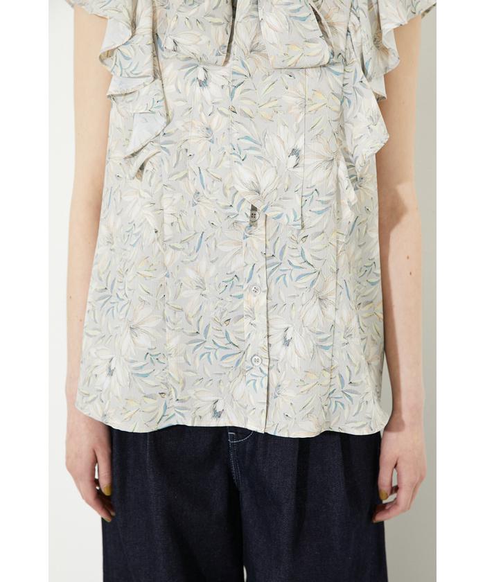 rienda - rienda 完売　フリルボウタイブラウス rienda フリルSLVボウタイBLS BLU -ファッション通販 FASHION WALKER