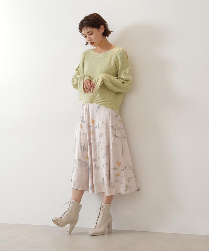 新品タグ付ジルスチュアートJILLSTUART フレアスカート