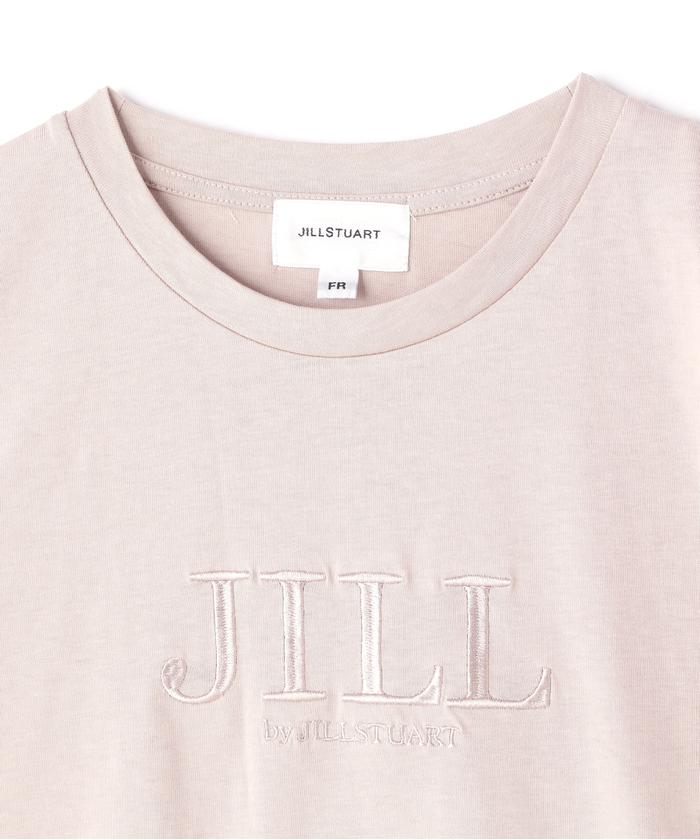 jill by jillstuart  リサイクルコットンシシュウロゴTシャツ