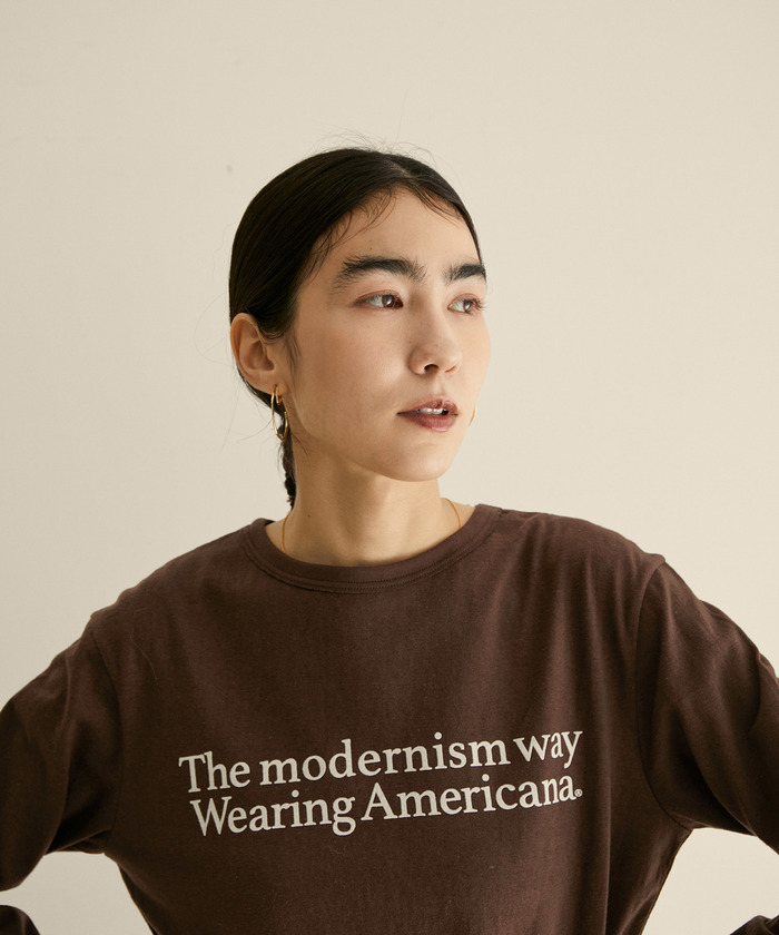 Americana ロゴプリント Tシャツ BEAUTY&YOUTH UNITED ARROWS｜<Americana>ロゴプリント Tシャツ