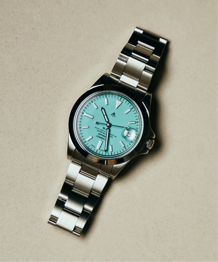 NAVAL WATCH Produced by LOWERCASE for EDIFICE】ターコイズ ウォッチ