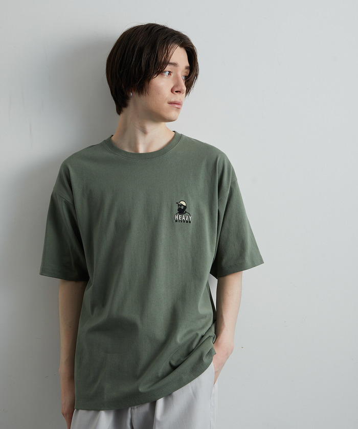セール 30%OFF】ヒゲおじさんワンポイントTシャツ(504817375
