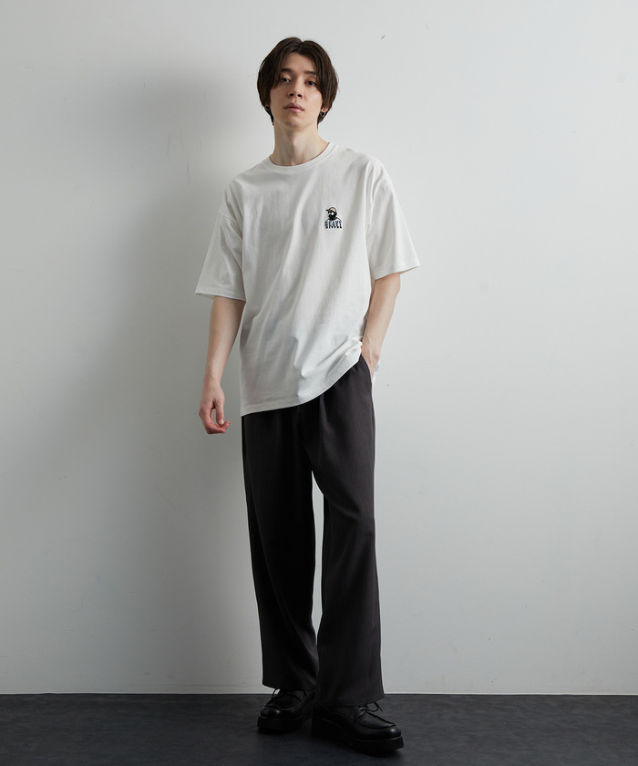 セール 30%OFF】ヒゲおじさんワンポイントTシャツ(504817375
