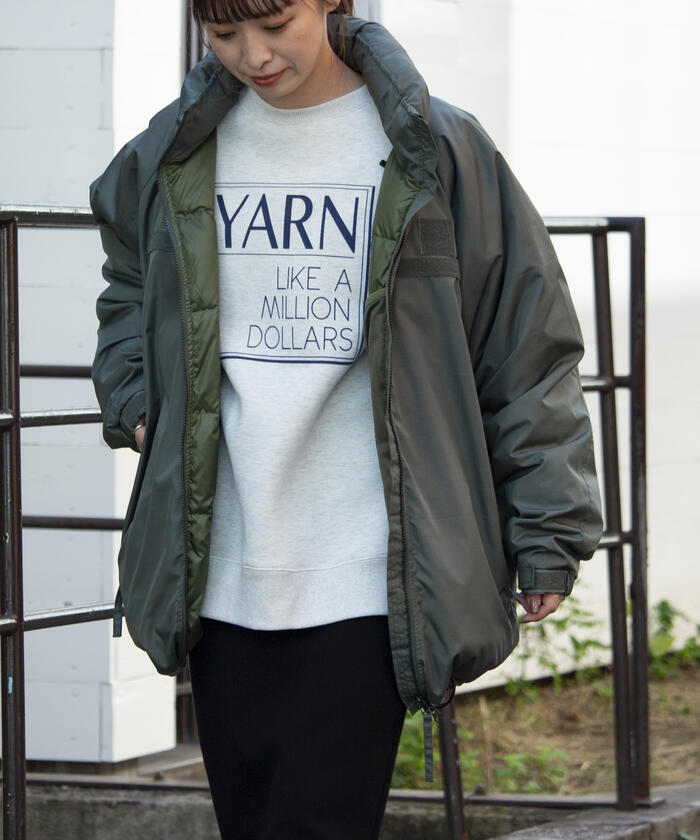 【TAION/タイオン】GLOSTER別注 ノーカラーダウン セール】【TAION/タイオン】GLOSTER別注 MILITALY LEVEL7 JACKET
