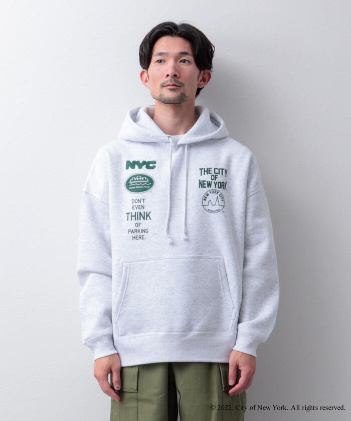 AP STUDIO NYC X GOOD ROCK SPEED 別注フーディ NYC X GOOD ROCK SPEED】別注 フーデッドプルオーバー