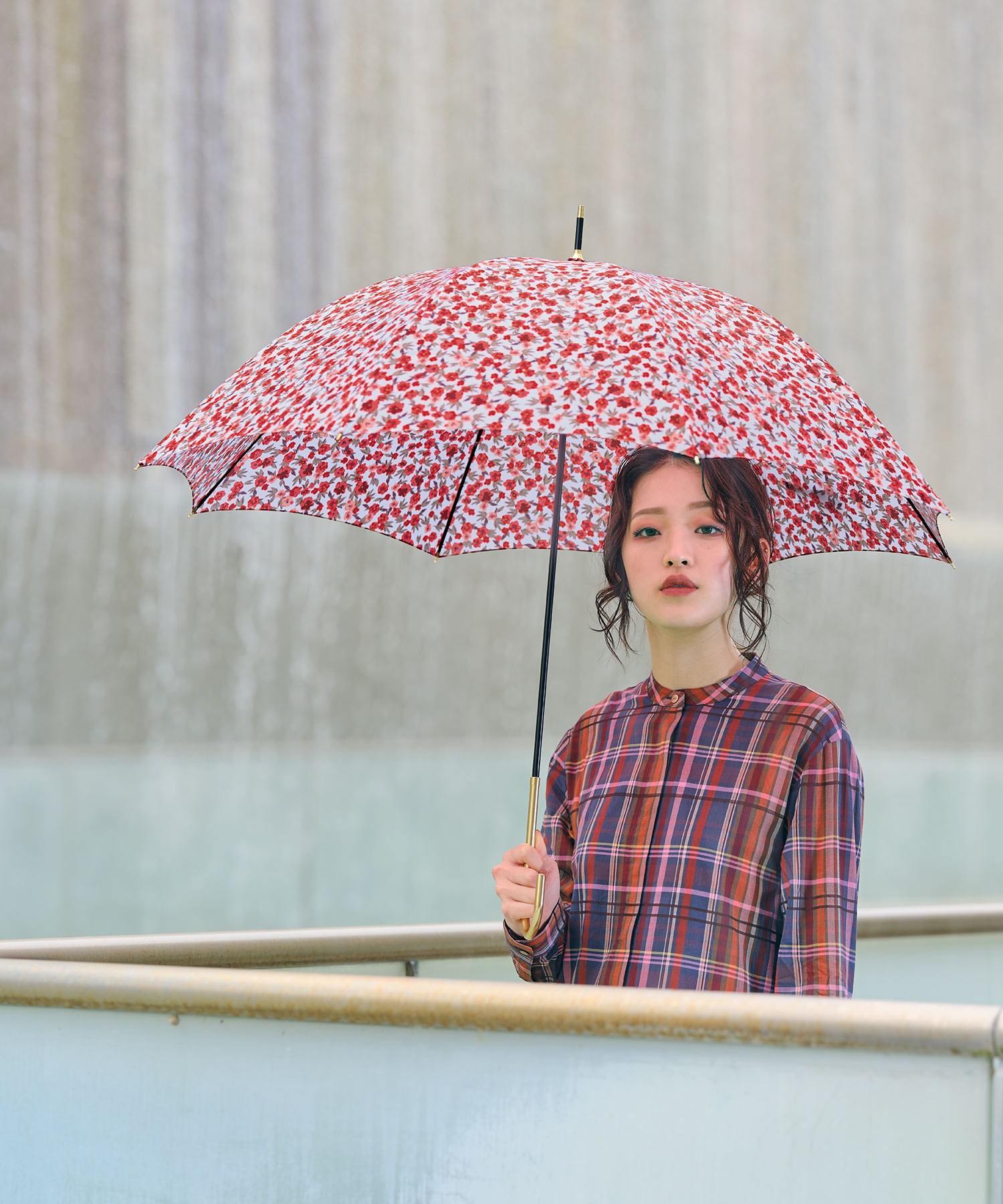 セール】【Wpc.公式】雨傘 ワントーンフローラル 58cm 継続はっ
