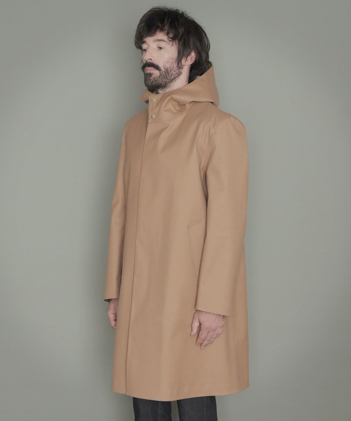 MACKINTOSH】【DUNKELD HOOD】ゴム引きウールフーデッドコート