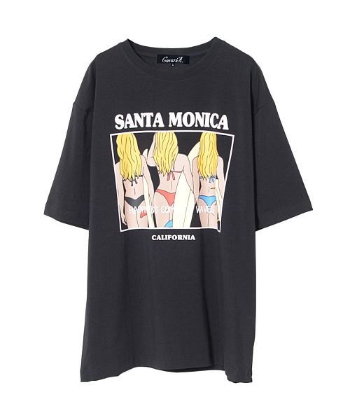 archive CavariA スカル バタフライ 英字プリント Tシャツ クーポン】【セール 57%OFF】キャバリア CavariA CavariA