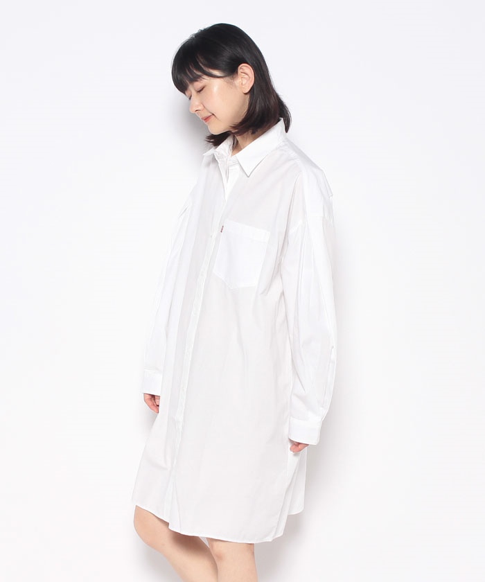 クーポン】【セール 70%OFF】SAMARA SHIRT DRESS BRIGHT WHITE