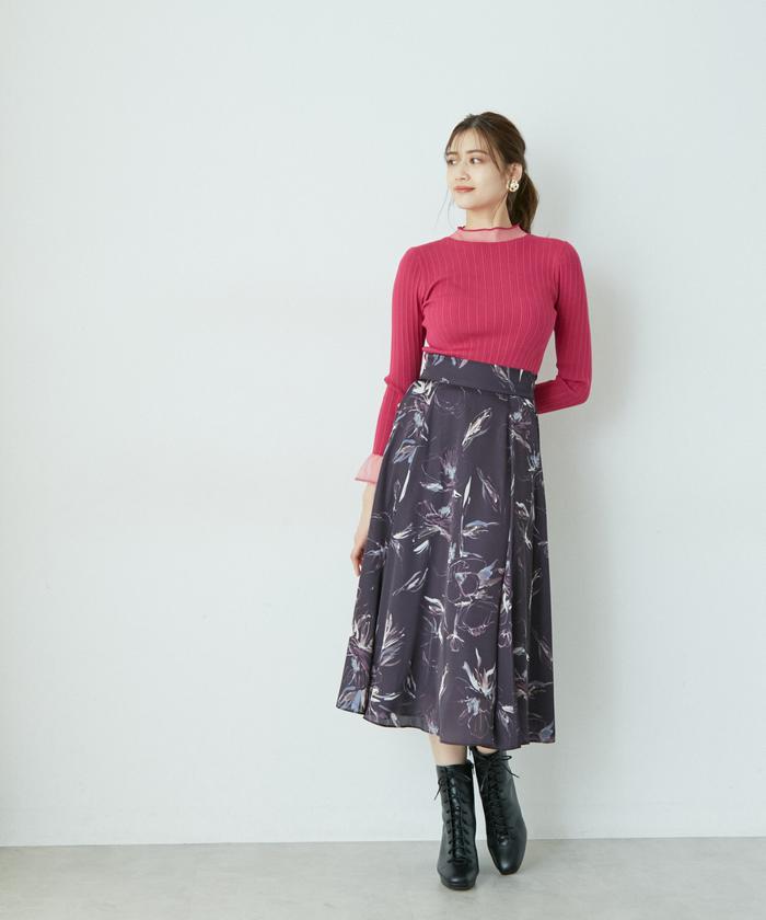 JILL STUART 花柄フリル ジルスチュアートキュロット 100