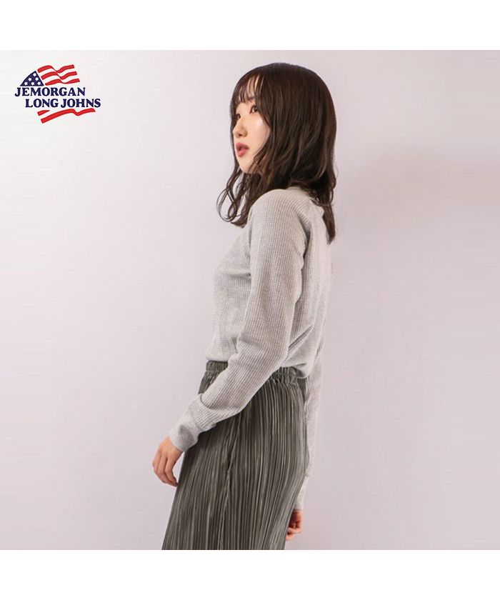 SALE★ロゴ【COACH】ロングTシャツ ワッフル生地 サーマル JEMORGAN jemorgan ビッグワッフル サーマル トレーナー メンズ