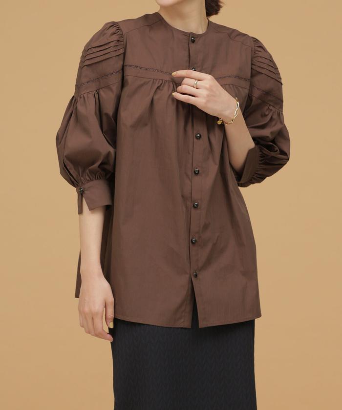 セール 60%OFF】LB.03/エンブロイダリーマトンスリーブブラウス