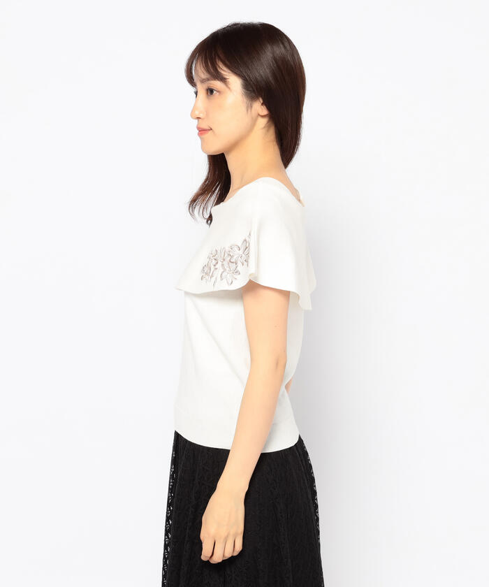 セール】ミッシュマッシュ MISCH MASCH 肩出しオフショルニット