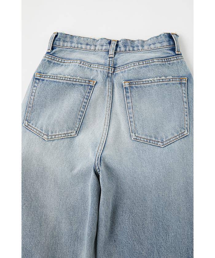 パンツ moussy HW DAMAGE LOOSE STRAIGHT 24 moussy 【HW DAMAGE LOOSE STRAIGHT】24インチ