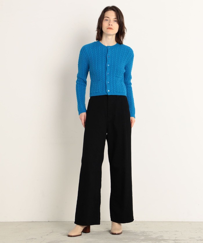 セール 40%OFF】ハイブリットコットンケーブル クルーネック