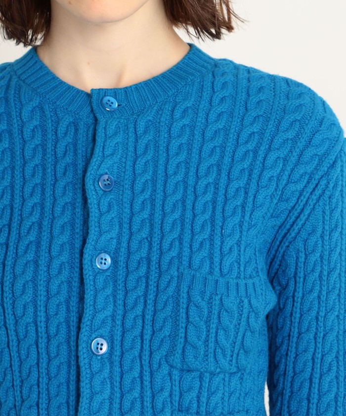 セール 40%OFF】ハイブリットコットンケーブル クルーネック セール 40%OFF】ハイブリットコットンケーブル クルーネック