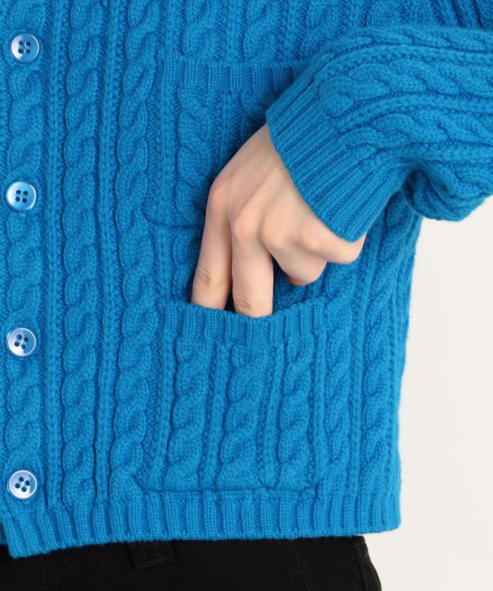 専用 25SS MACPHEE コットンリブ クルーネックカーディガン 綿 MACPHEE カーディガン コットンリブ クルーネックカーディガン