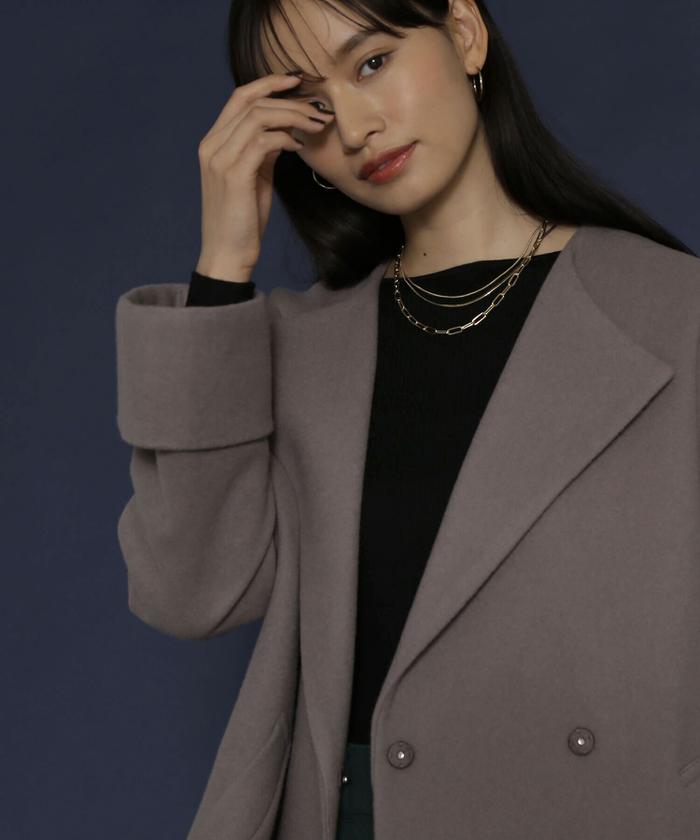 セール 30%OFF】オーバーフォルムハーフコート(504802928 セール 30%OFF】オーバーフォルムハーフコート(504802928