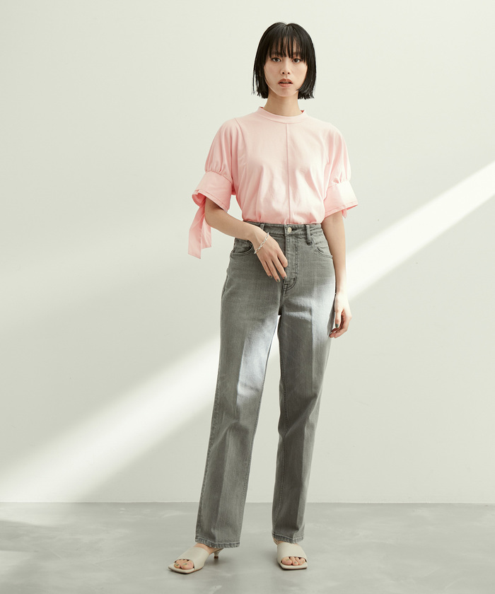 セール 50%OFF】【サステナブル】フレアカフスコンビプル