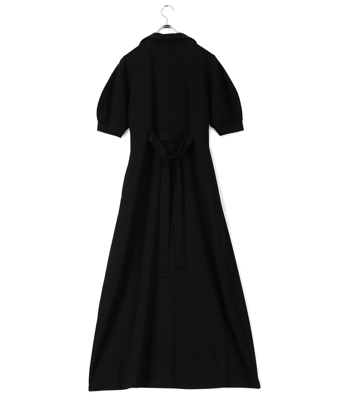 美品 アダムエロペ 強撥水ナイロンスキッパーティアードシャツワンピース ブラウン 美品 アダムエロペ 強撥水ナイロンスキッパーティアードシャツ