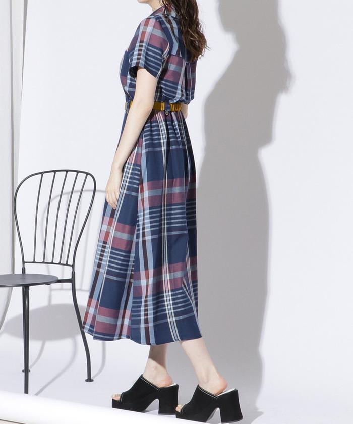 セール 50%OFF】レトロチェックワンピース(504833435 セール 50%OFF】レトロチェックワンピース(504833435