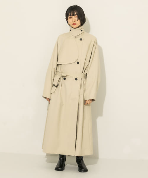 セール 30%OFF】『のんさん着用』コクーンスリーブBIGトレンチ