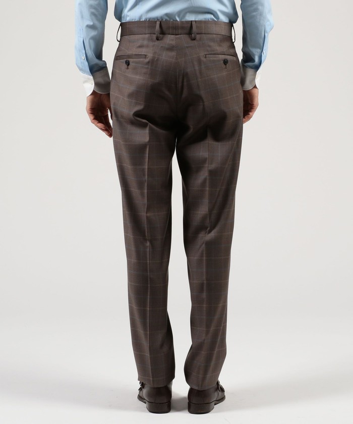 セール】ストレッチウール 4Bダブルブレステッドスーツ Dormeuil