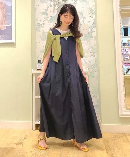セール】クロッシェレースフラワーフラットサンダル(504781504